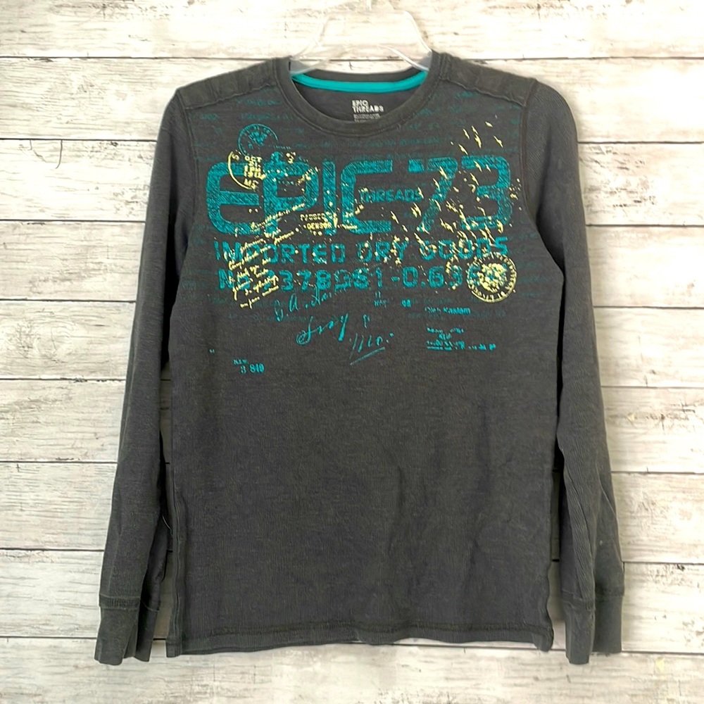 Charcoal grey long sleeve shirt